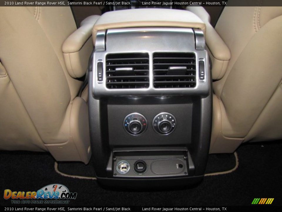 2010 Land Rover Range Rover HSE Santorini Black Pearl / Sand/Jet Black Photo #31