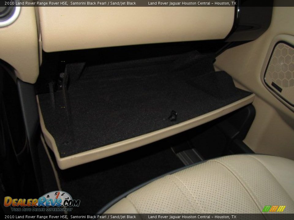 2010 Land Rover Range Rover HSE Santorini Black Pearl / Sand/Jet Black Photo #34