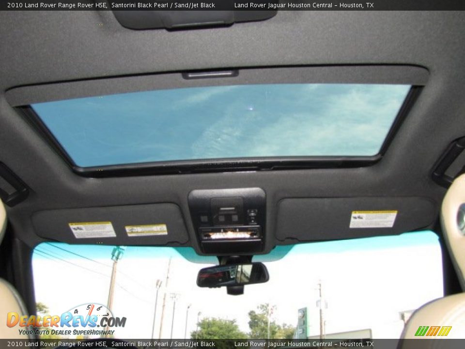 2010 Land Rover Range Rover HSE Santorini Black Pearl / Sand/Jet Black Photo #35