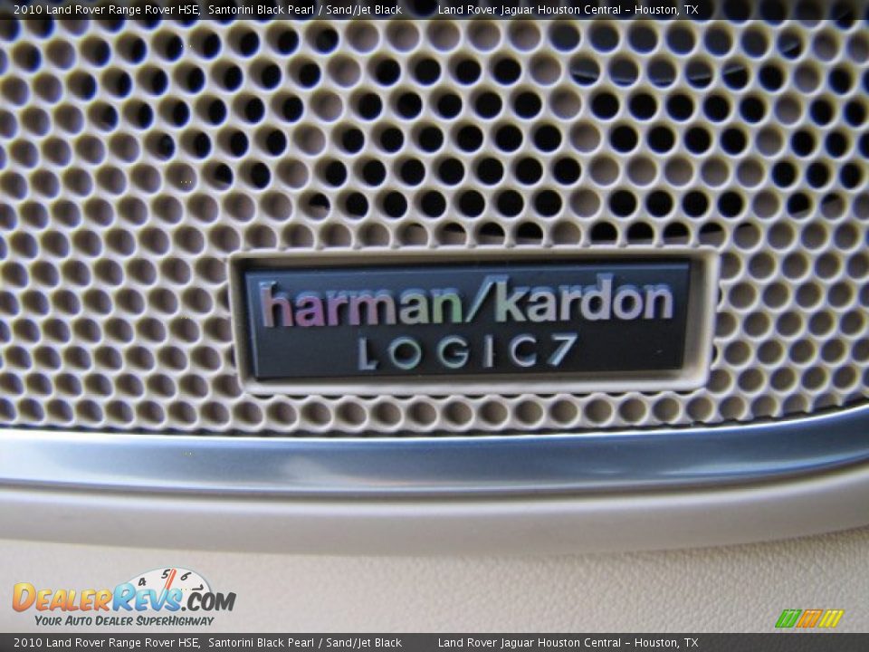 2010 Land Rover Range Rover HSE Santorini Black Pearl / Sand/Jet Black Photo #36