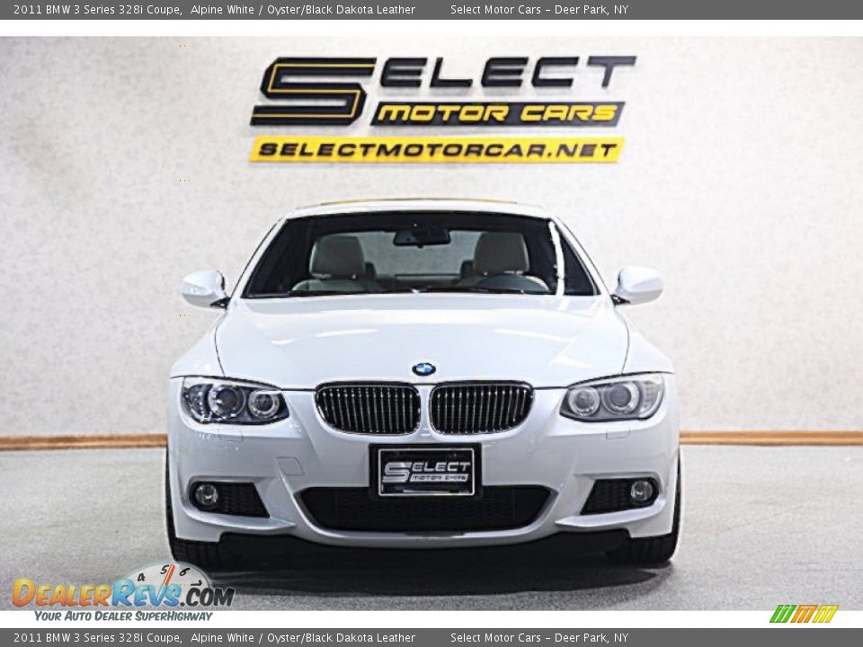 2011 BMW 3 Series 328i Coupe Alpine White / Oyster/Black Dakota Leather Photo #2