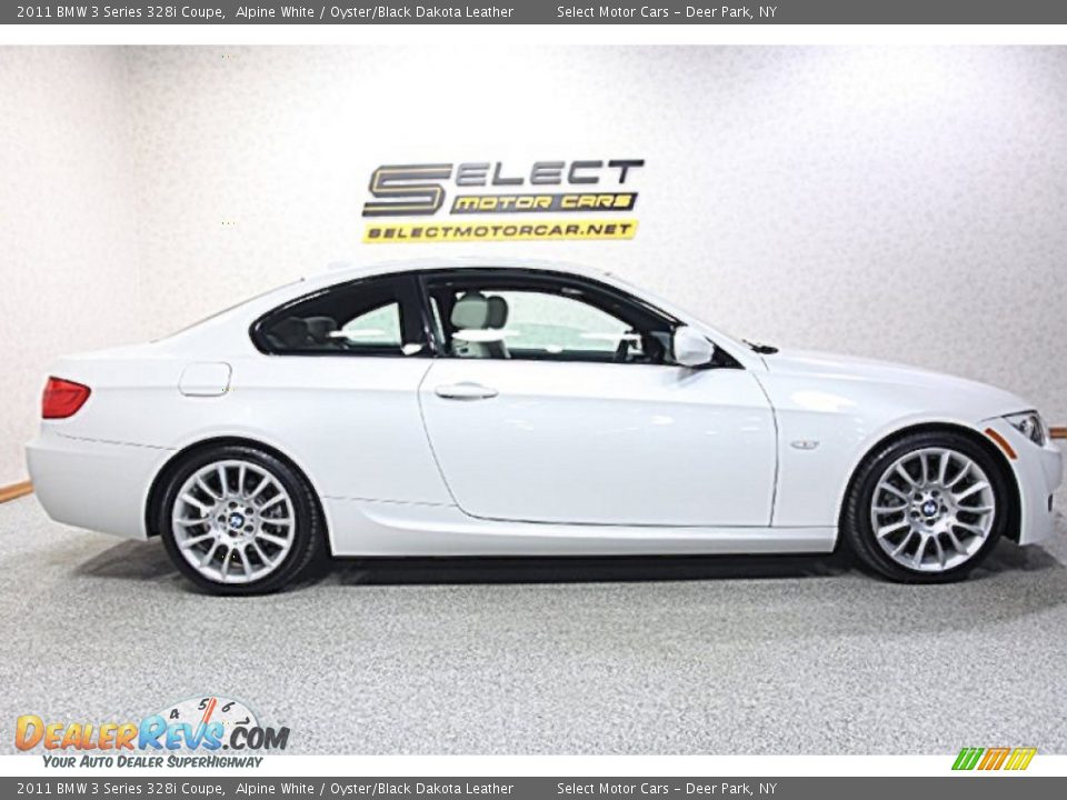 2011 BMW 3 Series 328i Coupe Alpine White / Oyster/Black Dakota Leather Photo #4