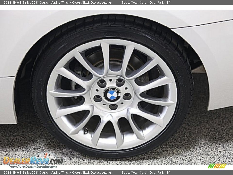 2011 BMW 3 Series 328i Coupe Alpine White / Oyster/Black Dakota Leather Photo #6