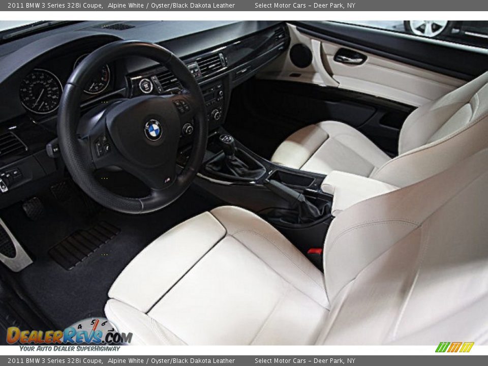2011 BMW 3 Series 328i Coupe Alpine White / Oyster/Black Dakota Leather Photo #8