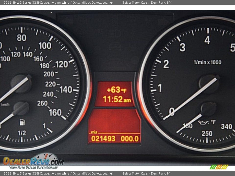 2011 BMW 3 Series 328i Coupe Alpine White / Oyster/Black Dakota Leather Photo #11