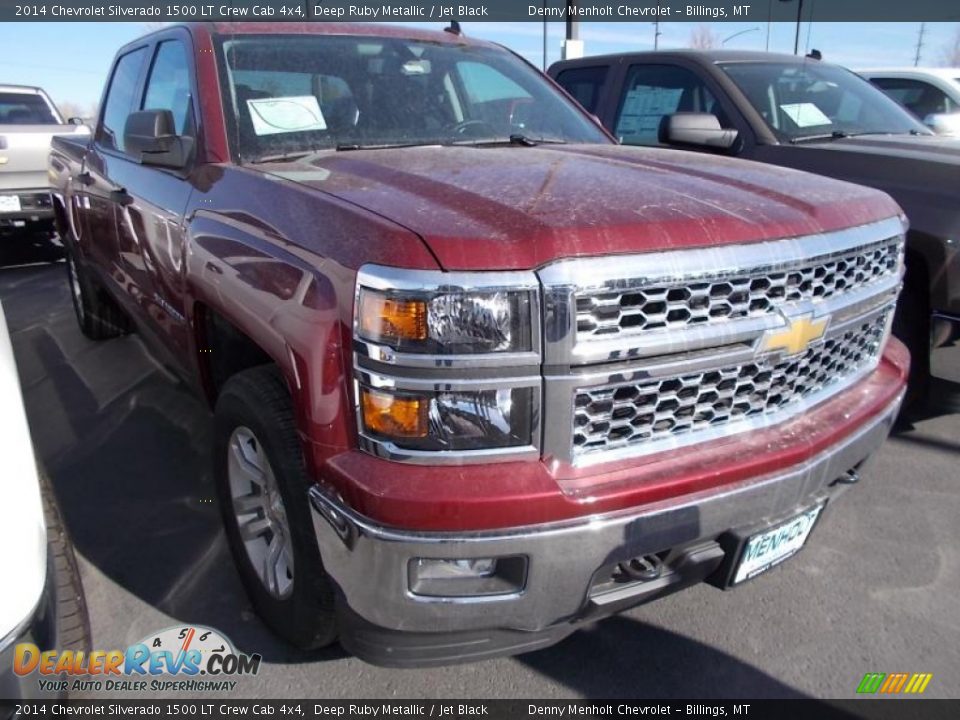 2014 Chevrolet Silverado 1500 LT Crew Cab 4x4 Deep Ruby Metallic / Jet Black Photo #1