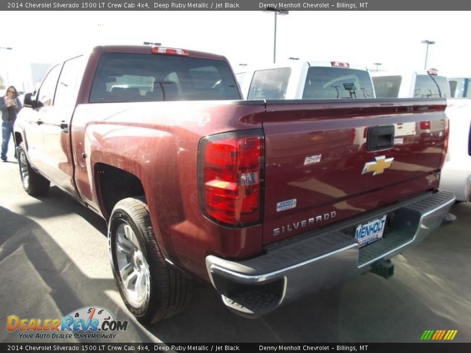 2014 Chevrolet Silverado 1500 LT Crew Cab 4x4 Deep Ruby Metallic / Jet Black Photo #3