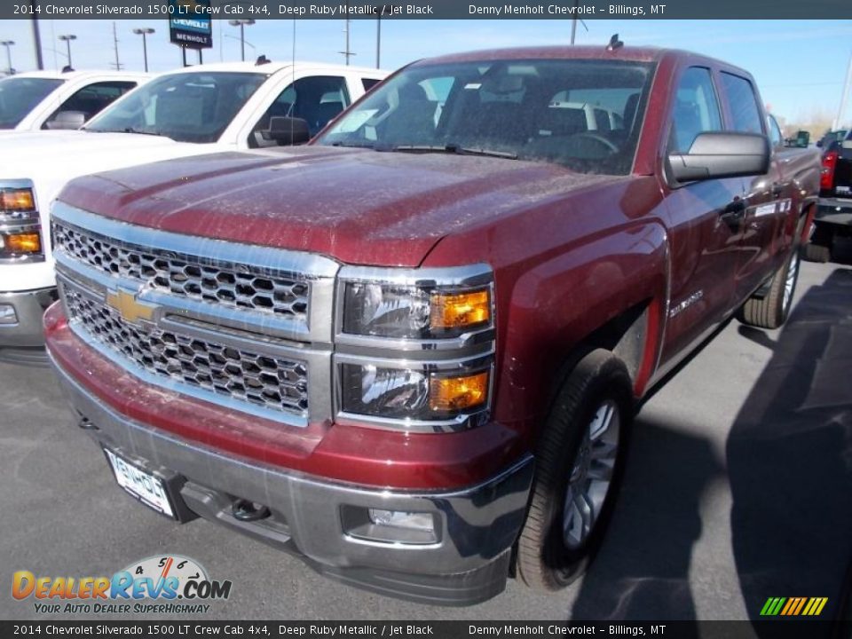 2014 Chevrolet Silverado 1500 LT Crew Cab 4x4 Deep Ruby Metallic / Jet Black Photo #4