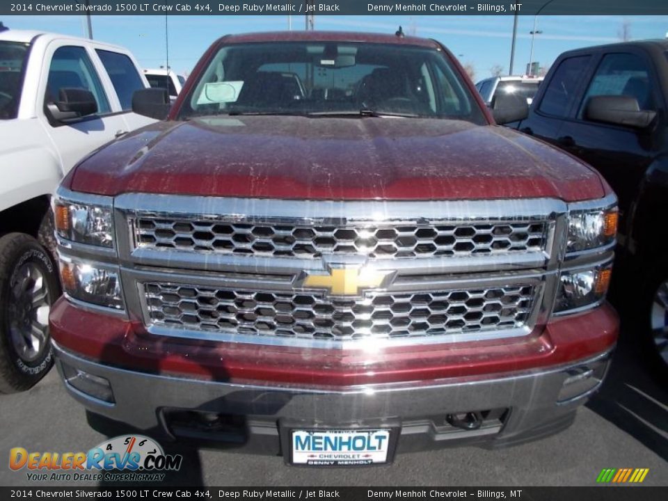 2014 Chevrolet Silverado 1500 LT Crew Cab 4x4 Deep Ruby Metallic / Jet Black Photo #5