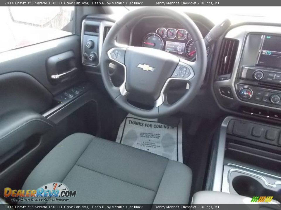 2014 Chevrolet Silverado 1500 LT Crew Cab 4x4 Deep Ruby Metallic / Jet Black Photo #8