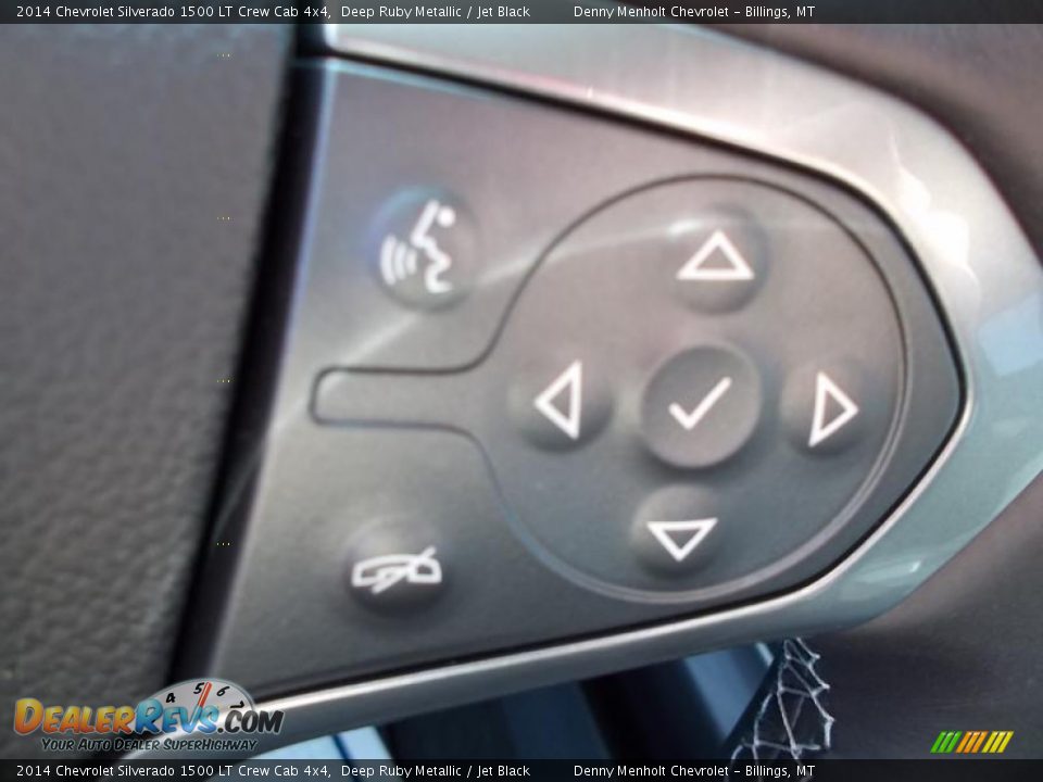 2014 Chevrolet Silverado 1500 LT Crew Cab 4x4 Deep Ruby Metallic / Jet Black Photo #18