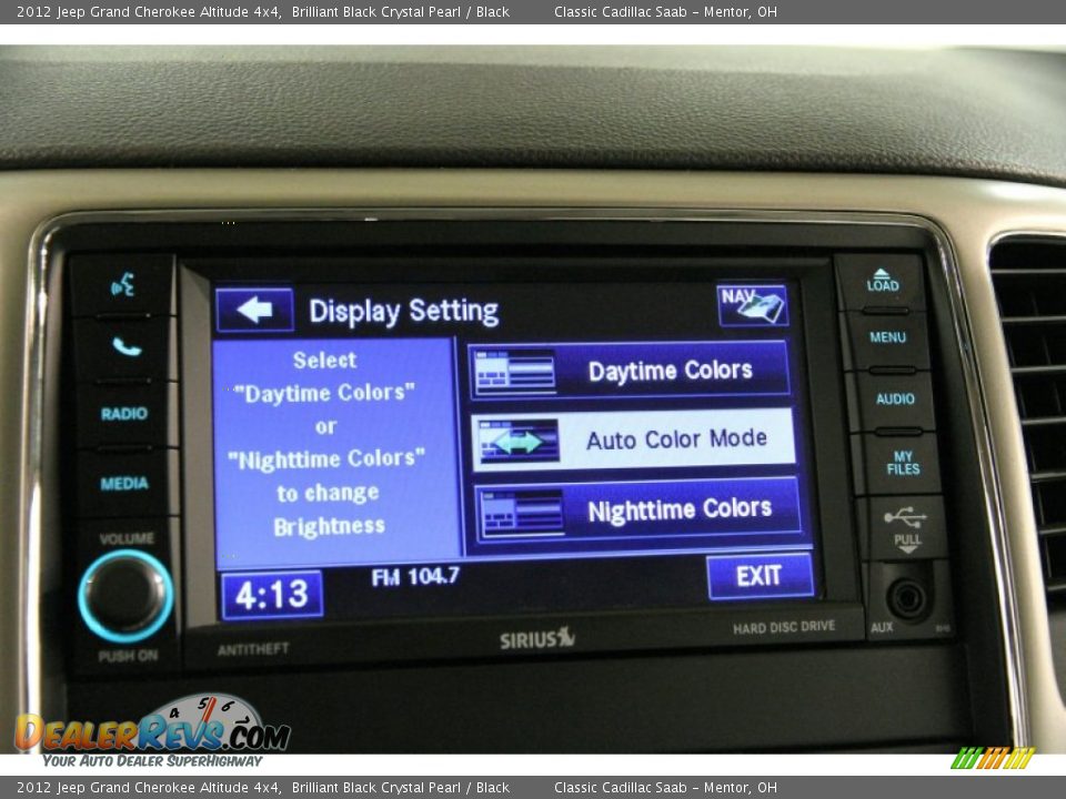 2012 Jeep Grand Cherokee Altitude 4x4 Brilliant Black Crystal Pearl / Black Photo #13