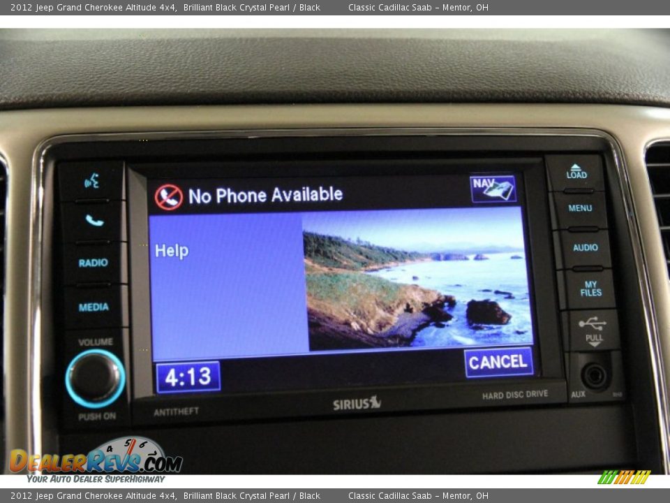 2012 Jeep Grand Cherokee Altitude 4x4 Brilliant Black Crystal Pearl / Black Photo #14