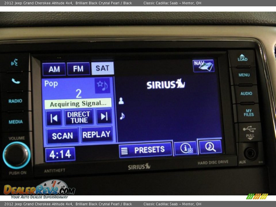 2012 Jeep Grand Cherokee Altitude 4x4 Brilliant Black Crystal Pearl / Black Photo #16