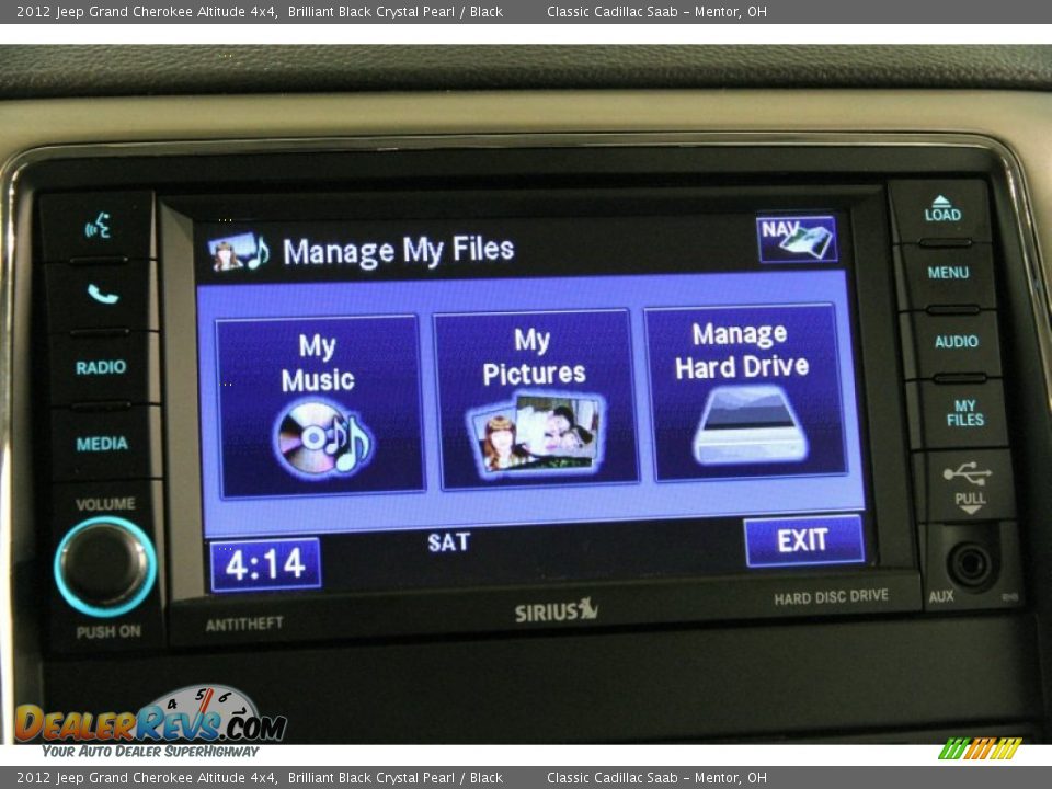 2012 Jeep Grand Cherokee Altitude 4x4 Brilliant Black Crystal Pearl / Black Photo #17