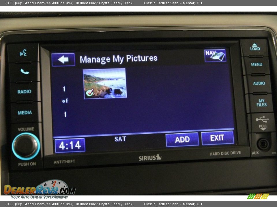 2012 Jeep Grand Cherokee Altitude 4x4 Brilliant Black Crystal Pearl / Black Photo #19