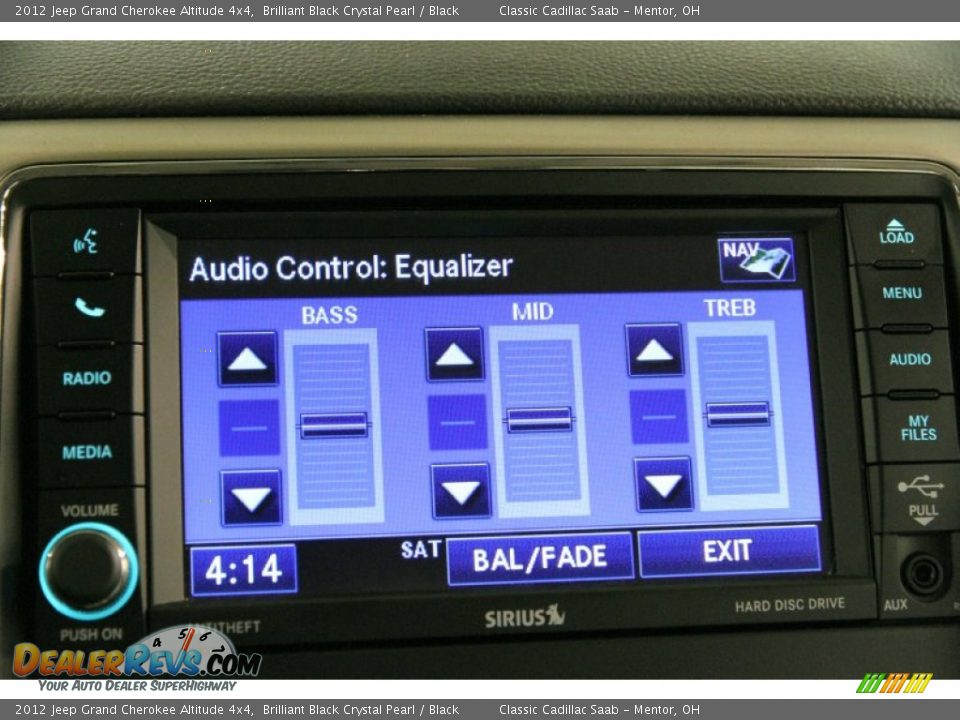2012 Jeep Grand Cherokee Altitude 4x4 Brilliant Black Crystal Pearl / Black Photo #21