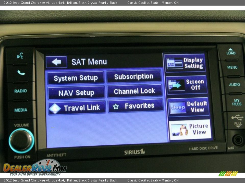 2012 Jeep Grand Cherokee Altitude 4x4 Brilliant Black Crystal Pearl / Black Photo #22