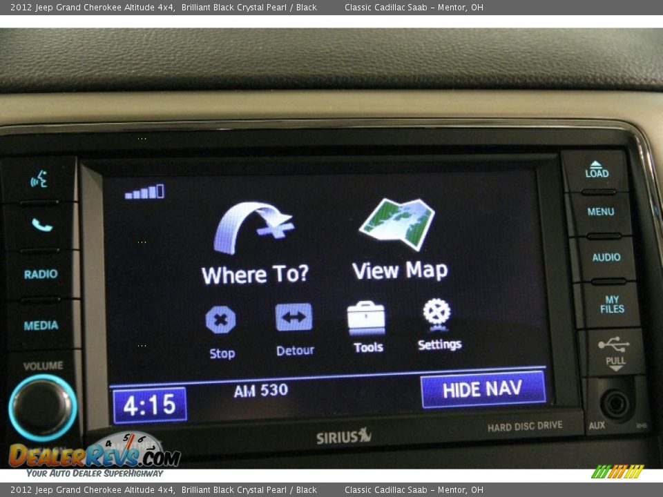 2012 Jeep Grand Cherokee Altitude 4x4 Brilliant Black Crystal Pearl / Black Photo #23