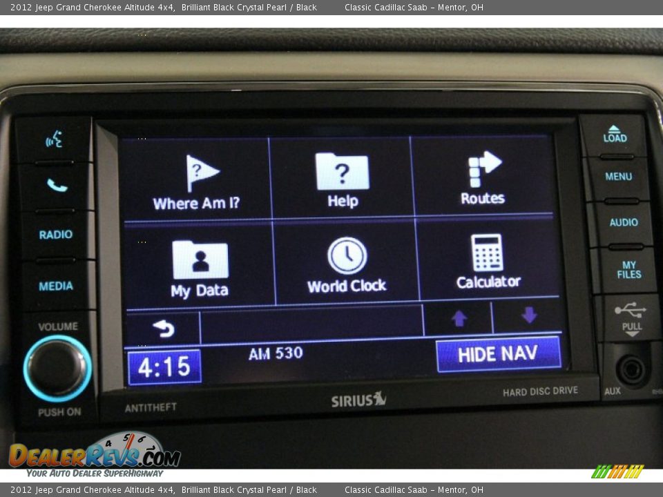 2012 Jeep Grand Cherokee Altitude 4x4 Brilliant Black Crystal Pearl / Black Photo #24