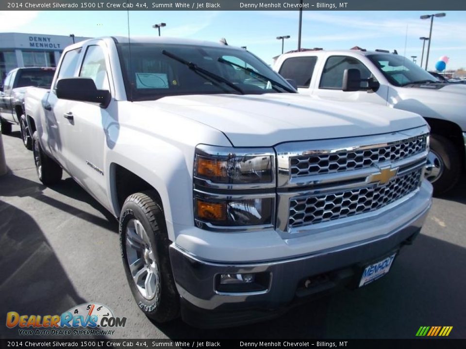 2014 Chevrolet Silverado 1500 LT Crew Cab 4x4 Summit White / Jet Black Photo #1
