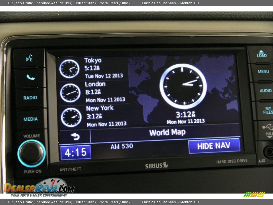 2012 Jeep Grand Cherokee Altitude 4x4 Brilliant Black Crystal Pearl / Black Photo #25