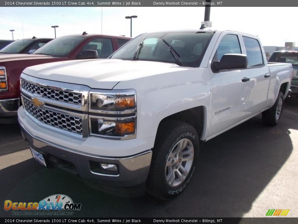 2014 Chevrolet Silverado 1500 LT Crew Cab 4x4 Summit White / Jet Black Photo #4