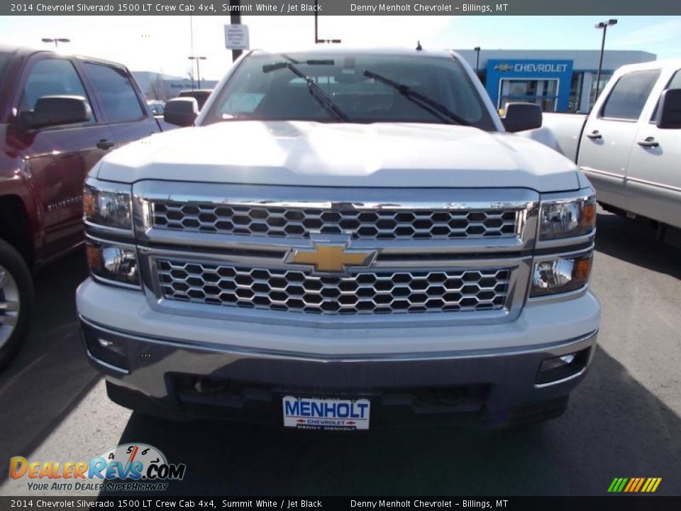 2014 Chevrolet Silverado 1500 LT Crew Cab 4x4 Summit White / Jet Black Photo #5