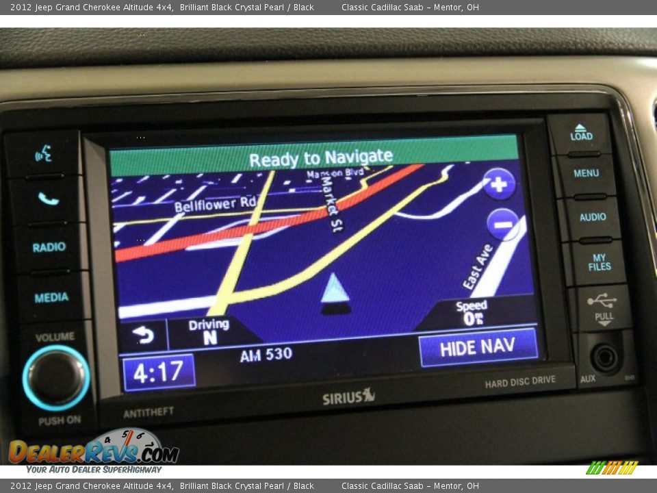 2012 Jeep Grand Cherokee Altitude 4x4 Brilliant Black Crystal Pearl / Black Photo #28