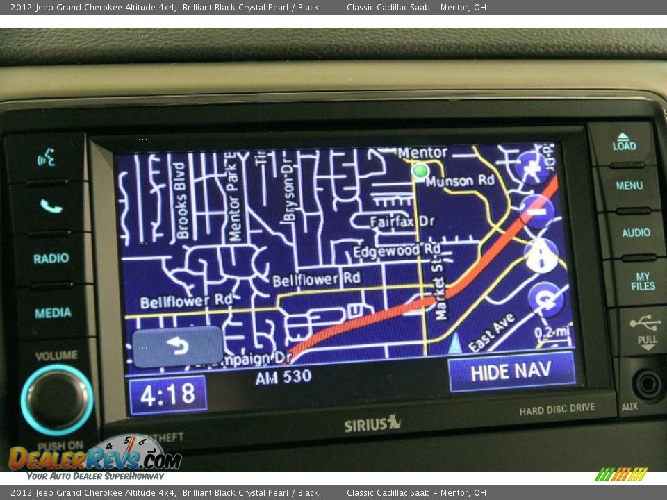 2012 Jeep Grand Cherokee Altitude 4x4 Brilliant Black Crystal Pearl / Black Photo #29