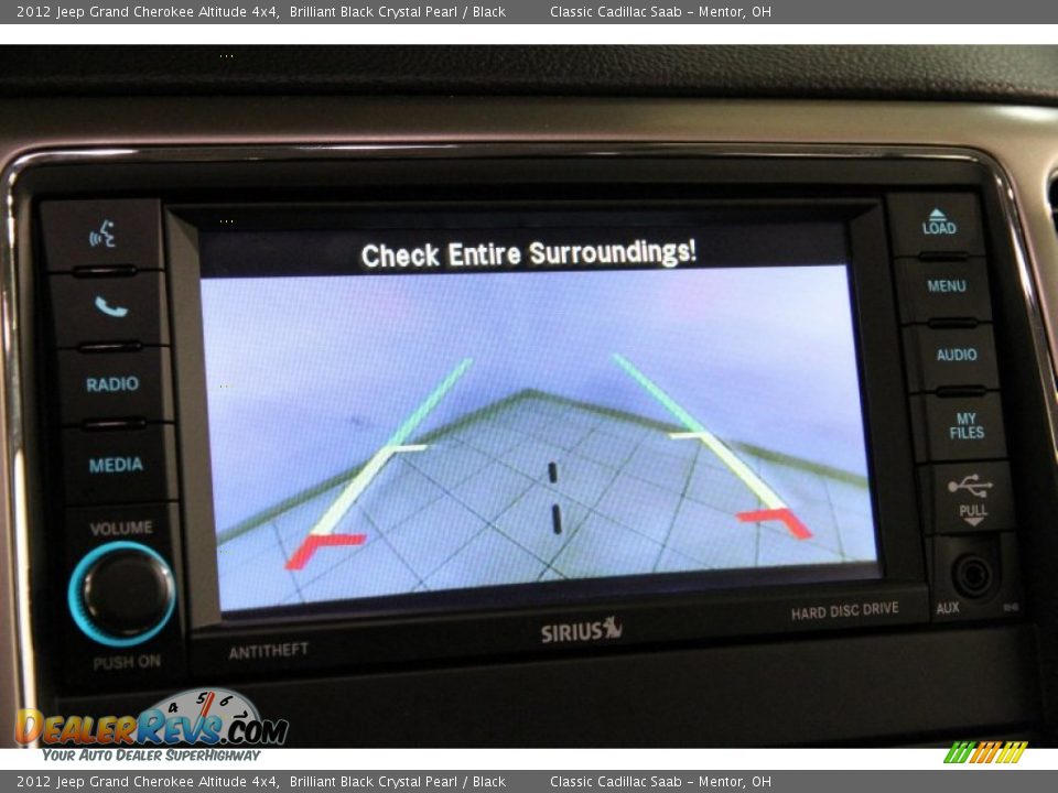 2012 Jeep Grand Cherokee Altitude 4x4 Brilliant Black Crystal Pearl / Black Photo #31