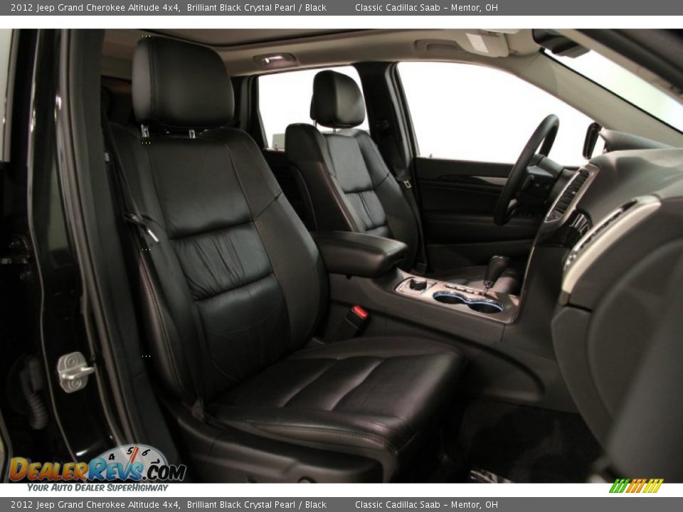 2012 Jeep Grand Cherokee Altitude 4x4 Brilliant Black Crystal Pearl / Black Photo #34