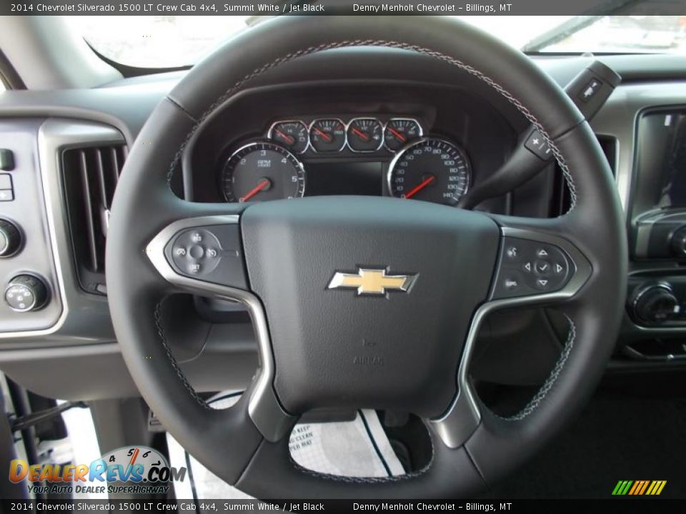 2014 Chevrolet Silverado 1500 LT Crew Cab 4x4 Summit White / Jet Black Photo #14