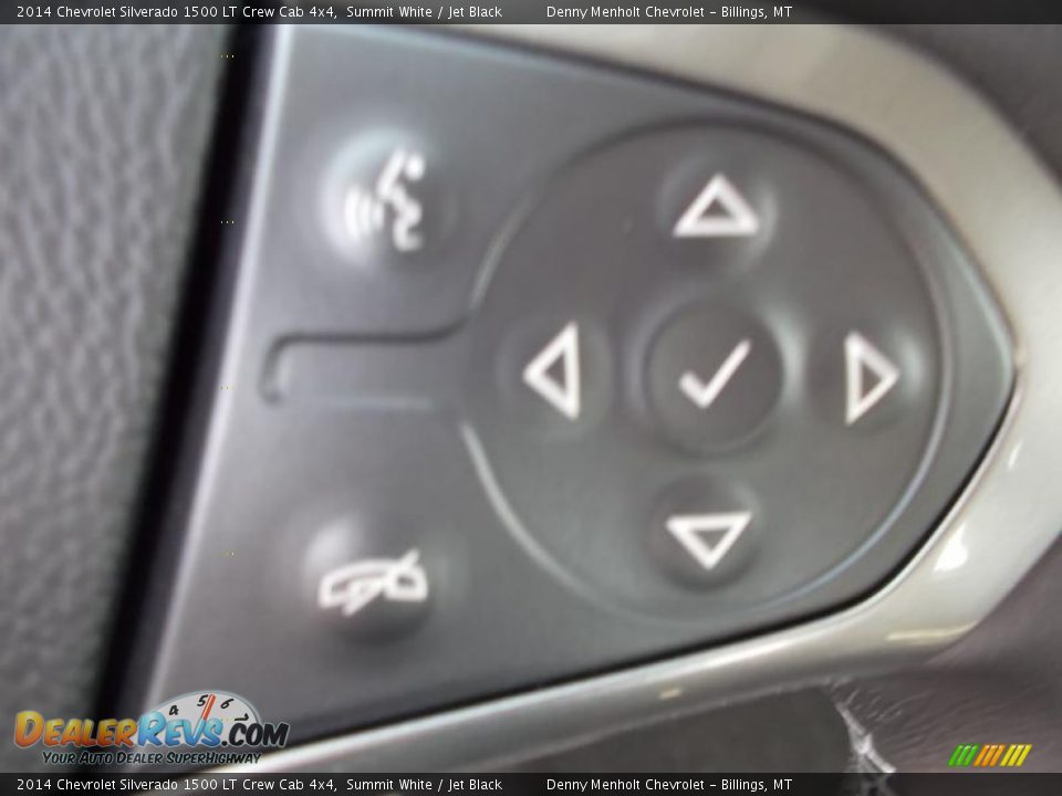 2014 Chevrolet Silverado 1500 LT Crew Cab 4x4 Summit White / Jet Black Photo #16