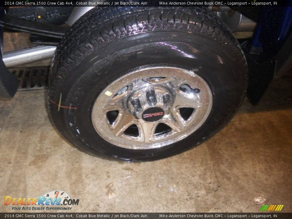 2014 GMC Sierra 1500 Crew Cab 4x4 Cobalt Blue Metallic / Jet Black/Dark Ash Photo #3