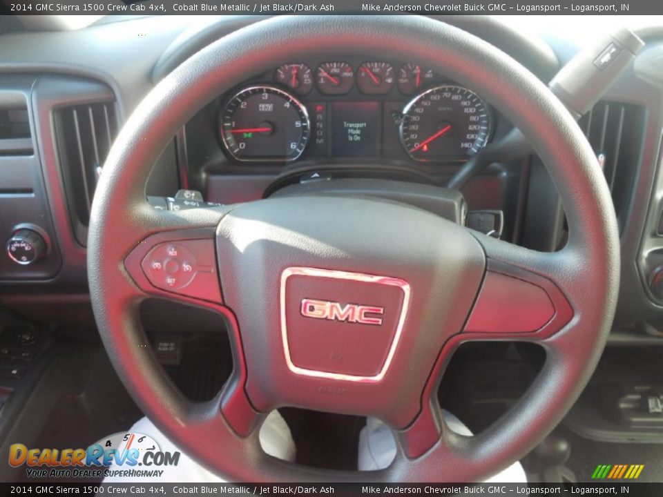 2014 GMC Sierra 1500 Crew Cab 4x4 Cobalt Blue Metallic / Jet Black/Dark Ash Photo #4