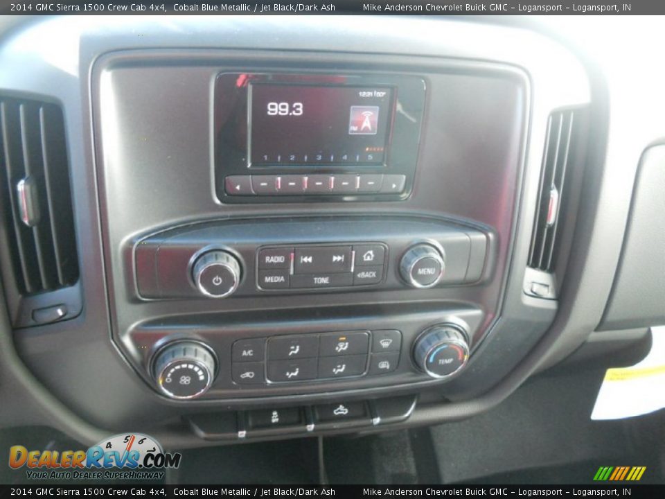 2014 GMC Sierra 1500 Crew Cab 4x4 Cobalt Blue Metallic / Jet Black/Dark Ash Photo #5