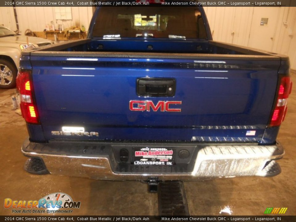 2014 GMC Sierra 1500 Crew Cab 4x4 Cobalt Blue Metallic / Jet Black/Dark Ash Photo #7