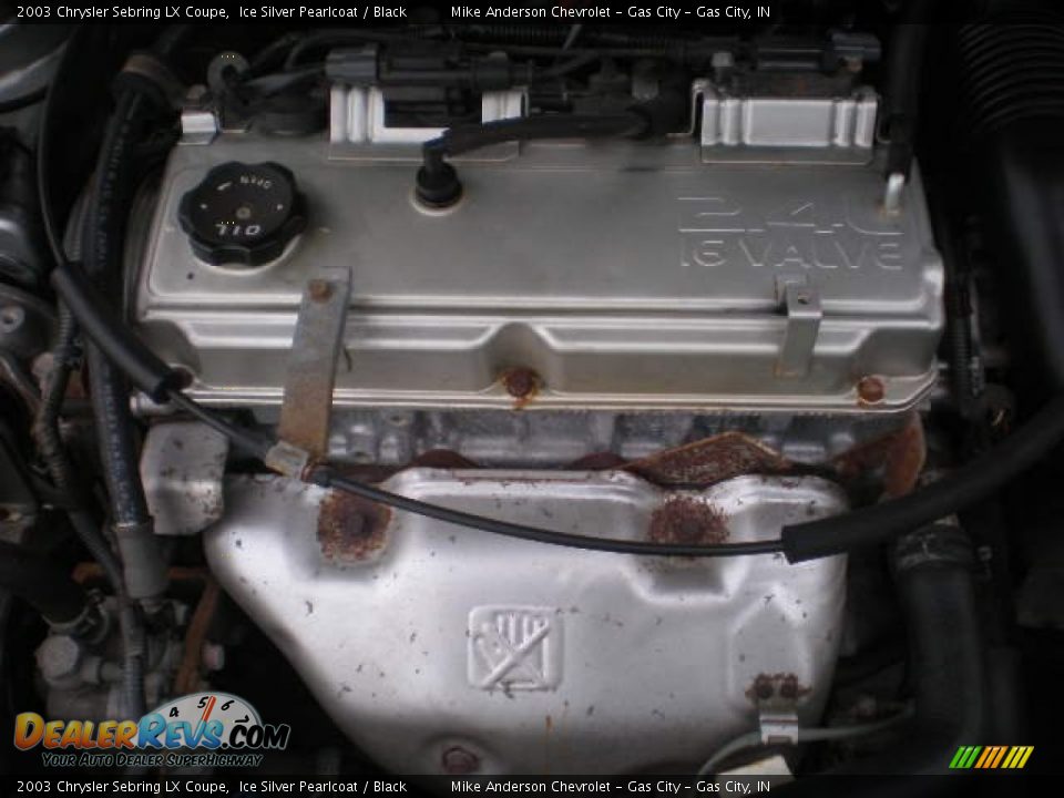 2003 Chrysler Sebring LX Coupe 2.4 Liter DOHC 16-Valve 4 Cylinder Engine Photo #5