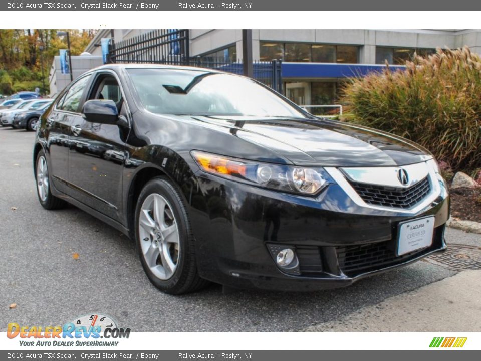 2010 Acura TSX Sedan Crystal Black Pearl / Ebony Photo #1