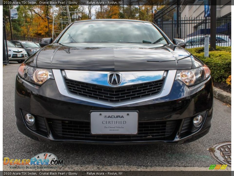 2010 Acura TSX Sedan Crystal Black Pearl / Ebony Photo #2