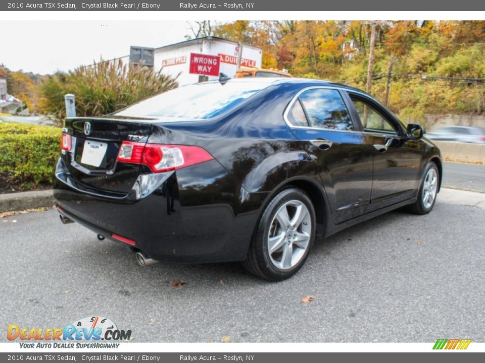 2010 Acura TSX Sedan Crystal Black Pearl / Ebony Photo #4