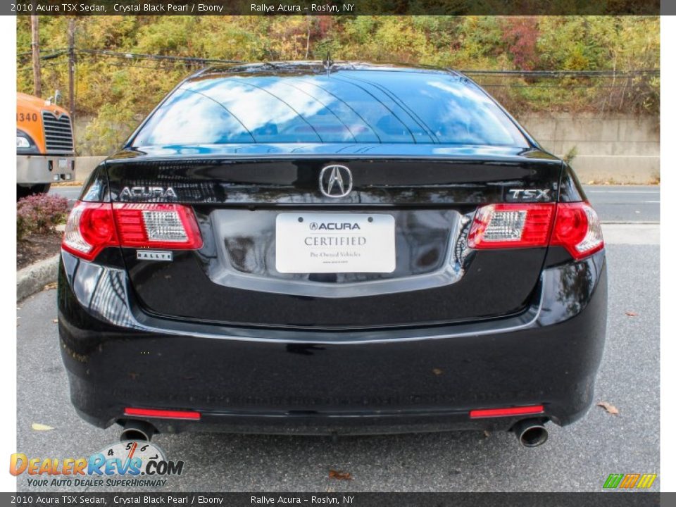 2010 Acura TSX Sedan Crystal Black Pearl / Ebony Photo #5