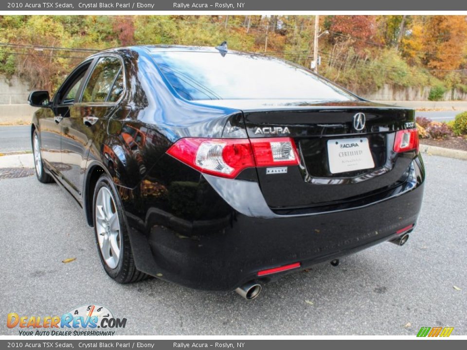 2010 Acura TSX Sedan Crystal Black Pearl / Ebony Photo #6