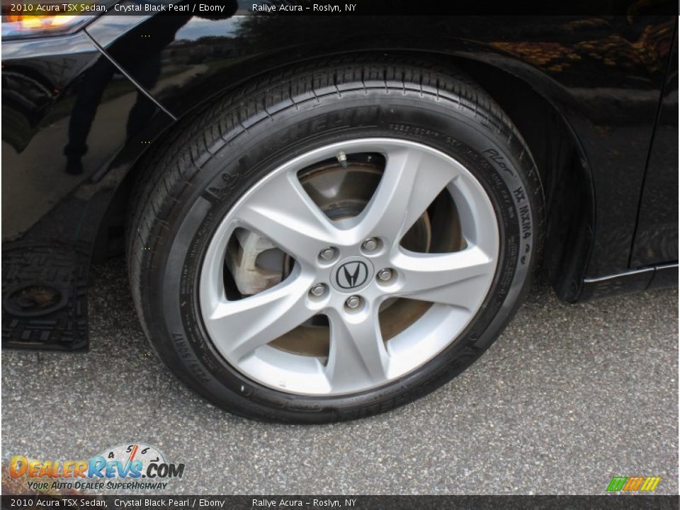 2010 Acura TSX Sedan Crystal Black Pearl / Ebony Photo #8