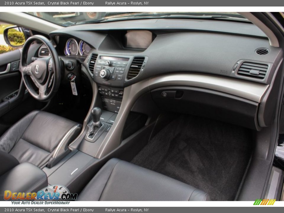 2010 Acura TSX Sedan Crystal Black Pearl / Ebony Photo #9