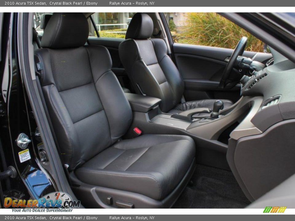 2010 Acura TSX Sedan Crystal Black Pearl / Ebony Photo #10