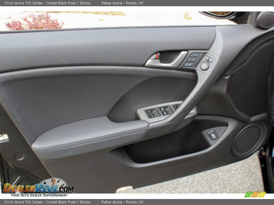 2010 Acura TSX Sedan Crystal Black Pearl / Ebony Photo #11