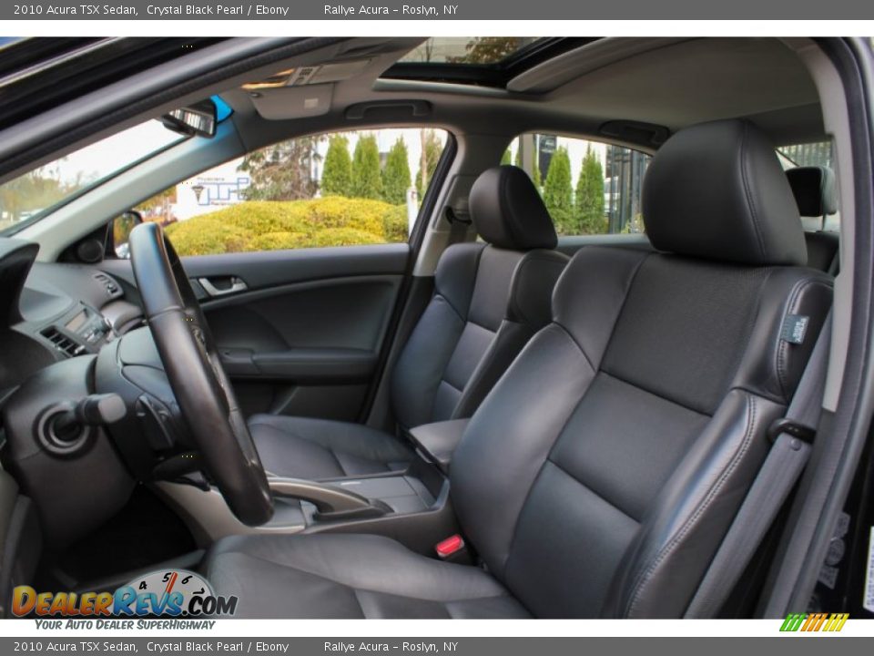 2010 Acura TSX Sedan Crystal Black Pearl / Ebony Photo #12