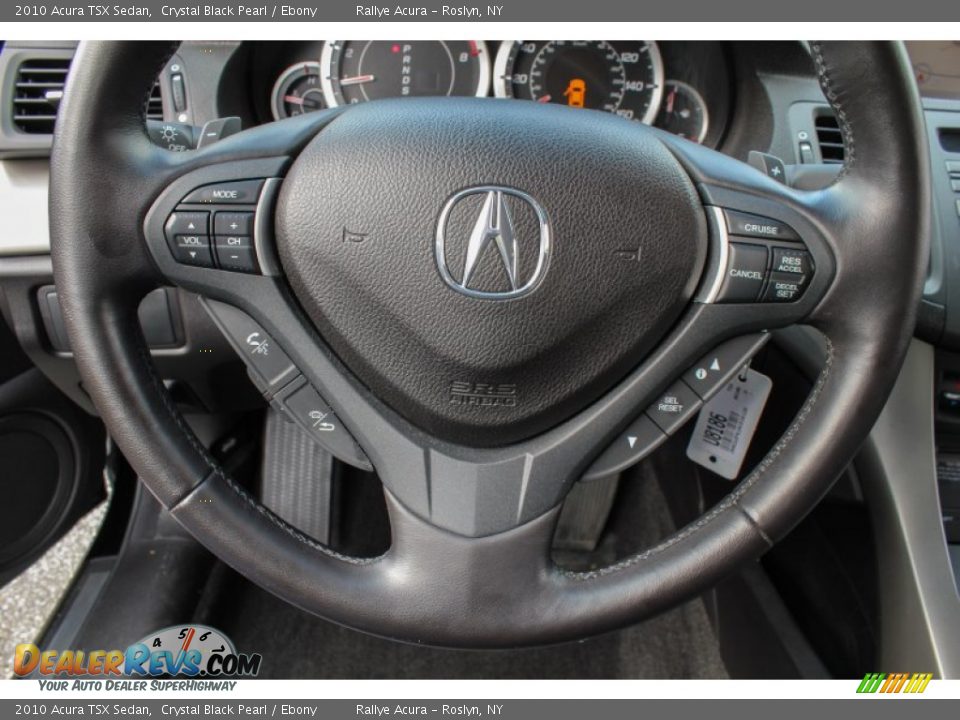 2010 Acura TSX Sedan Crystal Black Pearl / Ebony Photo #17